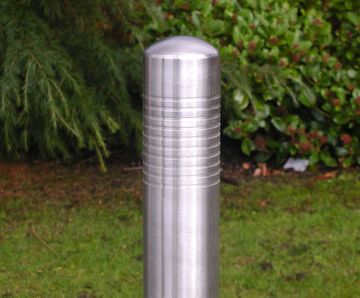 Multi Groove Stainless Steel Bollard