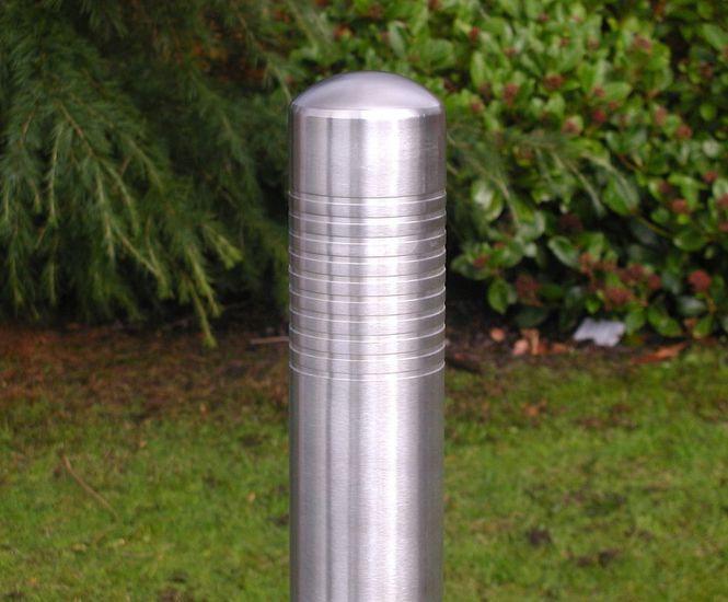 Multi Groove Stainless Steel Bollard