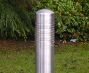 Multi Groove Stainless Steel Bollard