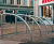 Fin Style Stainless Steel Cycle Stand 3