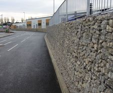 Bi-axial welded mesh PVC-coated gabion baskets