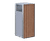 Tee - steel and timber litter bin with flat top and ashtray 0