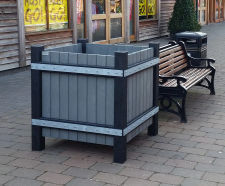 Versaille Planter - recycled plastic large outdoor tree planter