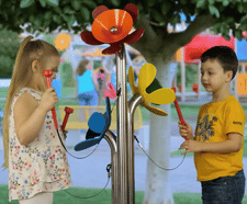 Harmony Flowers - outdoor musical instruments 