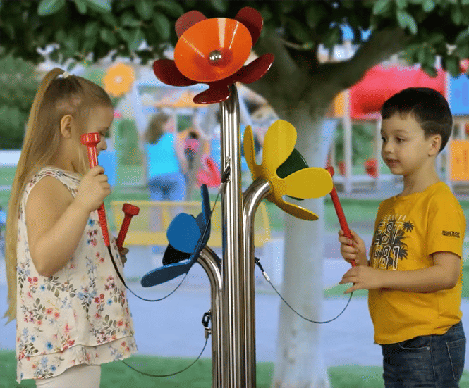 Harmony Flowers - outdoor musical instruments 
