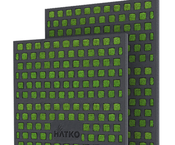 Hatko NB1 - recycled rubber tyre reflective noise barrier system