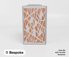 Bespoke Patterned Litterbin – Open Top