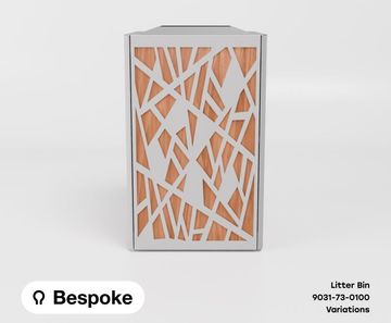 Bespoke Patterned Litterbin – Open Top