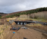 Vegetated retaining walls for bridges at Glentress Forest MBT - on this page