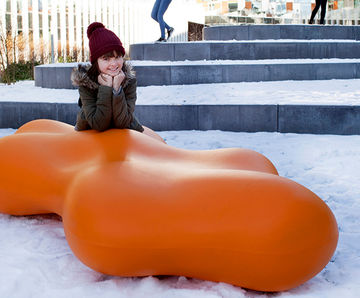 Lava polyethylene outdoor seating