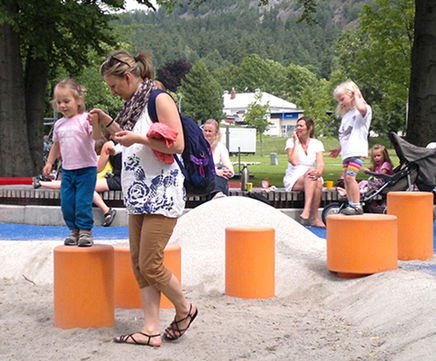 HopOp polyethylene indoor seating