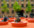 Loop Circle polyethylene indoor bench 0