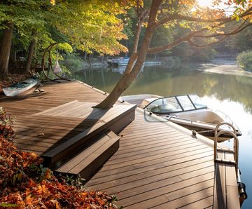 Sustainably-sourced bamboo decking