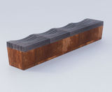 Type 16 heavy duty solid carved bench - on this page