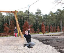  20m/30m aerial zip wire cableway for hills (+ platform)