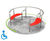 Integration Carousel Basis Ø 1,74 m - inclusive playground roundabout 3