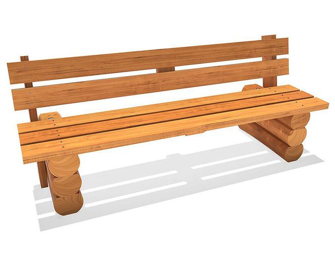 eibe paradiso Schkeud bench with backrest