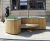Castleton elliptical timber and metal planter 2