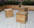 Cube seats in FSC timber 1