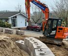 Retainer-Rock - retaining wall system natural stone appearance