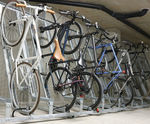 Semi Vertical Cycle Rack