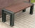 Perth 100% Recycled Plastic Deluxe Backless Bench 2