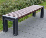 Perth 100% Recycled Plastic Deluxe Backless Bench - on this page