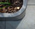 Steel planters and durable porcelain terrace surfaces - Nine Elms 3