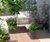 Steel planters and durable porcelain terrace surfaces - Nine Elms 1