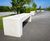 Outdoor seating and bins for new housing estate's community space 4