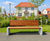 Outdoor seating and bins for new housing estate's community space 2