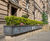Bespoke lead-clad steel planter for luxury apartments - Edinburgh 1