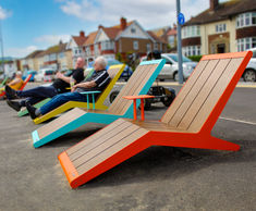 Street furniture package for coastal defence project - Colwyn Bay