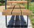 Rustic timber seating and picnic sets for new community 6