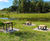 Rustic timber seating and picnic sets for new community 2