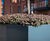 Large bespoke powder-coated steel planters - Cala Homes 6
