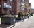 Large bespoke powder-coated steel planters - Cala Homes 10