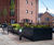 Large bespoke powder-coated steel planters - Cala Homes 11