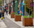 Bespoke corten steel planters for Edinburgh Trams network 2