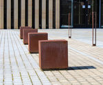 Cube Steel Bollard