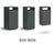 Box Litter Bin - contemporary customisable outdoor bin 12