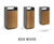 Box Litter Bin - contemporary customisable outdoor bin 11