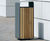 Box Litter Bin - contemporary customisable outdoor bin 4