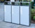 Box Litter Bin - contemporary customisable outdoor bin 2