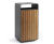 Box Litter Bin - contemporary customisable outdoor bin 14