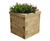 Munro Planter - square Scots pine outdoor planter 0