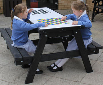 Recycled Plastic Junior Activity Top Picnic Table