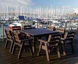 Crews 100% recycled plastic table and chairs dining set - on this page
