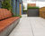 Bespoke stainless steel planters and benching for Berkeley Square 5