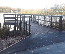 POLYwalk solution for viewing platform for Llandrindod Wells Pier